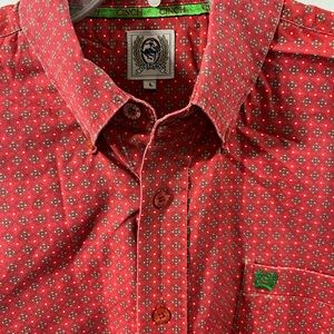 Cinch western mens shirt. Size Large.
